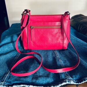 Fossil Vickery leather crossbody